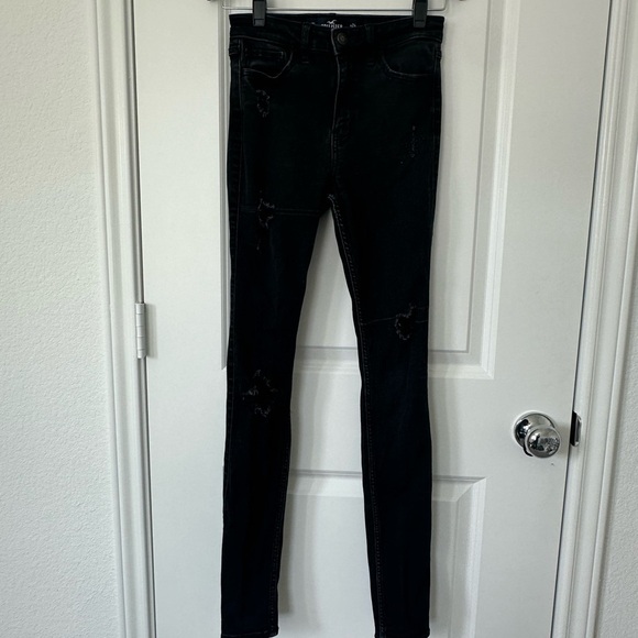 Hollister high rise super skinny black Jeans - Picture 1 of 5